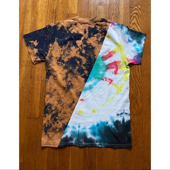Alexander Kelly split tie-dye | reverse tye-dye soNY tee ~ Small - Picture 8 of 8